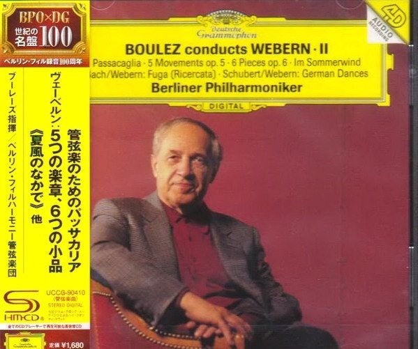 Boulez Conducts Webern - 2     (SHM-CD), Cd's en Dvd's, Kamermuziek, Overige componisten, Ophalen of Verzenden, Zo goed als nieuw