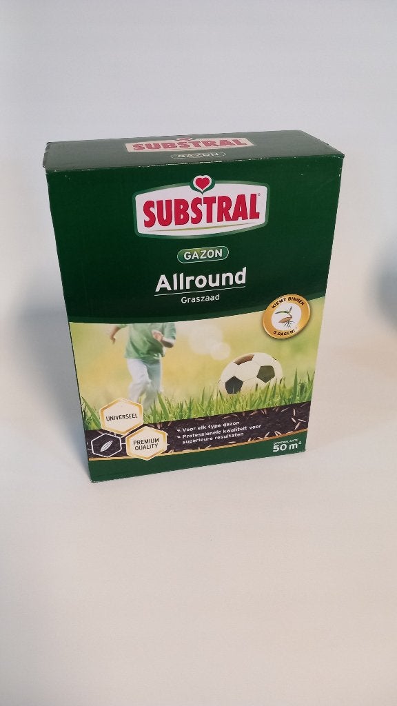 graszaad Substral allround Gazon 1.5 kg zaad, Ophalen of Verzenden, Nieuw, 20 m² of meer, Gras