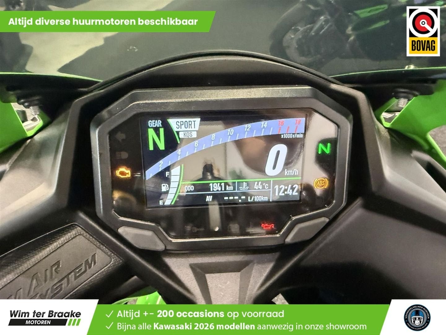 Kawasaki ZX 4 RR ABS (bj 2024) 1,853 km, 4 cilinders, Bedrijf, Onbekend, 399 cc