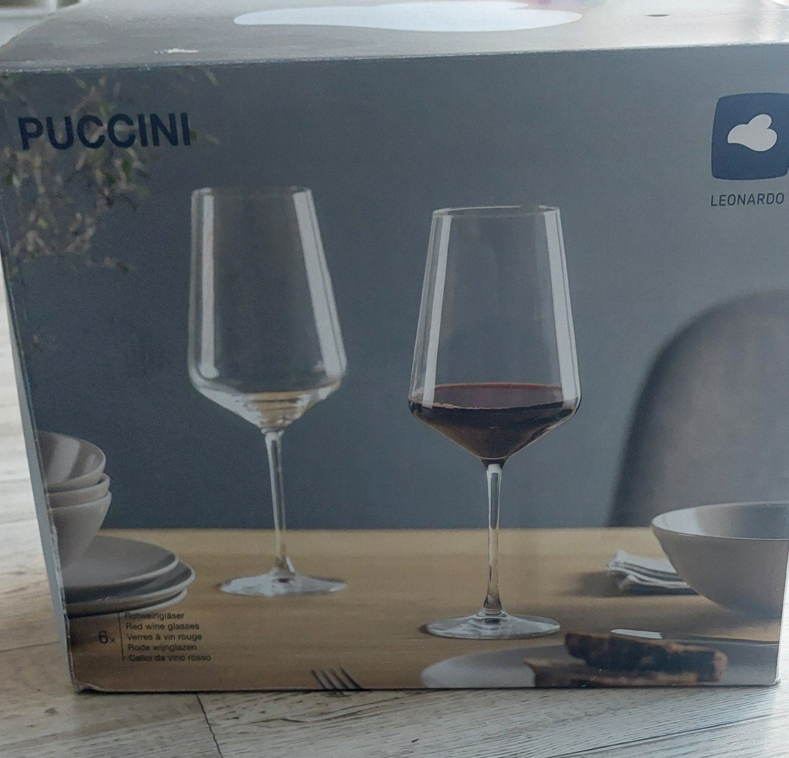 puccini rode wijn glazen nieuw, Ophalen of Verzenden, Nieuw, Overige typen