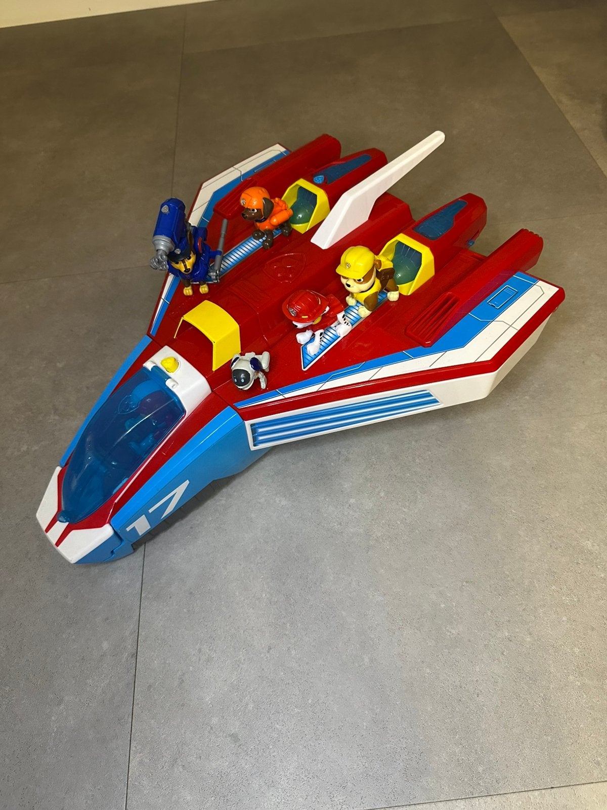 PAW Patrol Mighty pups supersonic Jet, Ophalen of Verzenden, Gebruikt