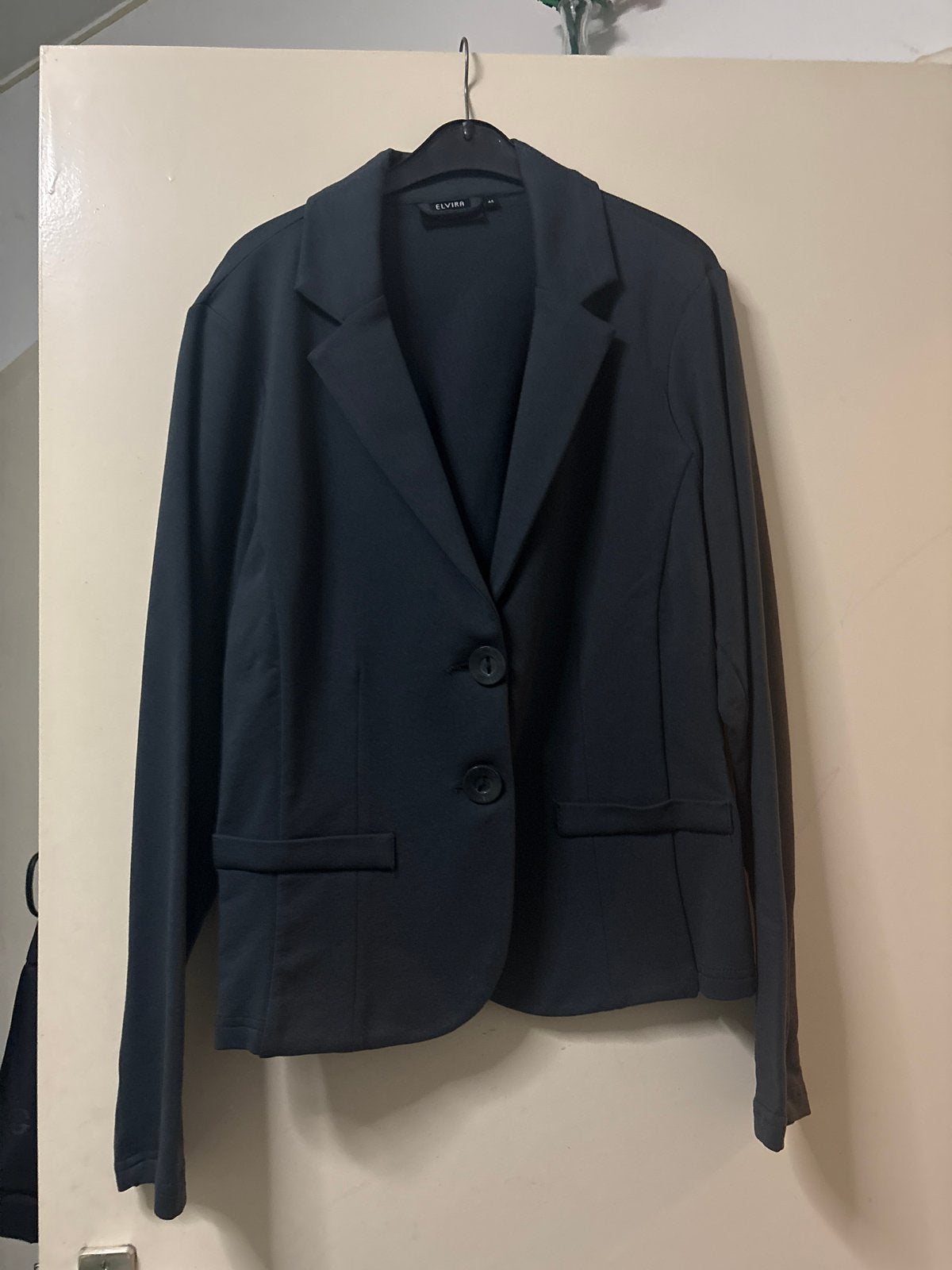 Donkerblauwe blazer - Elvira, Maat 38/40 (M), Blauw, Ophalen of Verzenden, Jasje