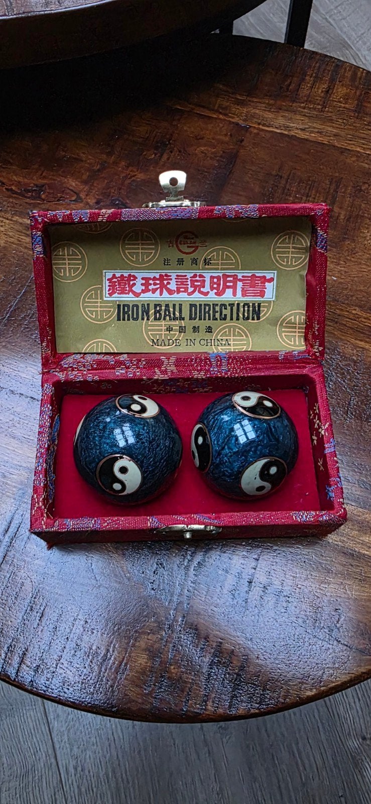 Chinese Baoding ballenset met Yin Yang design, Ophalen of Verzenden