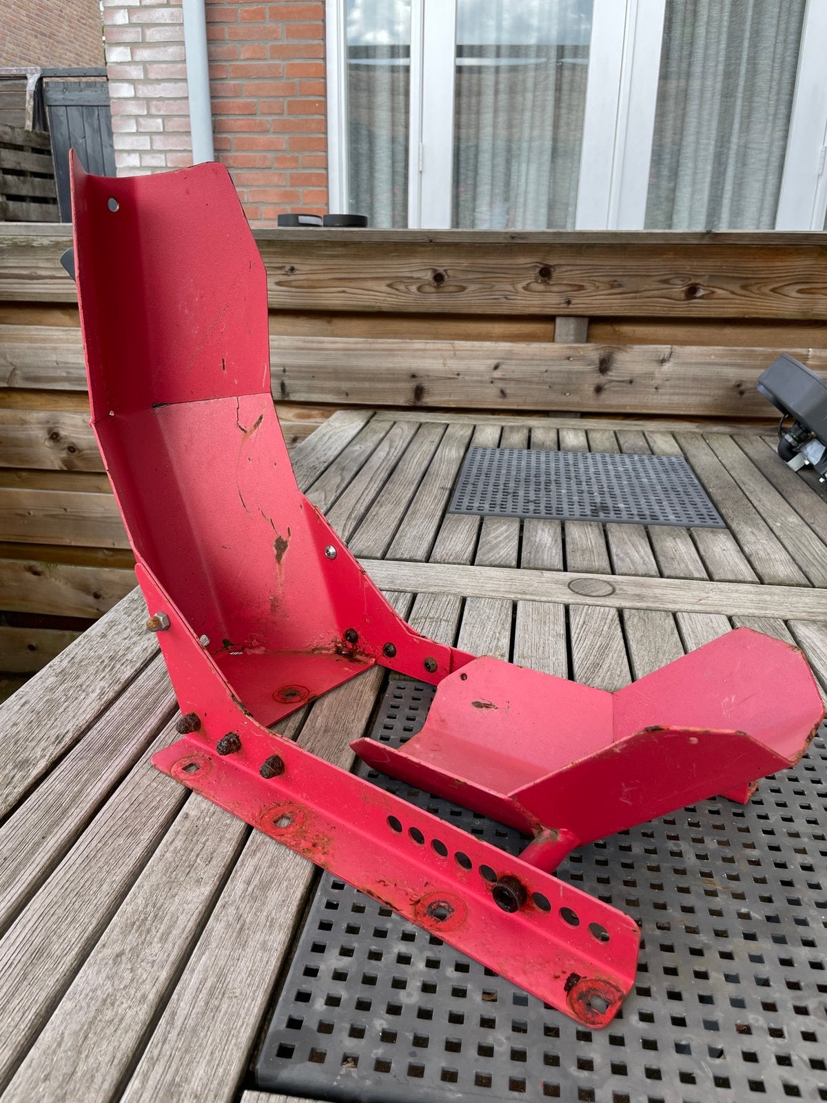 Inrijwielklem motorfiets robuust, Ophalen