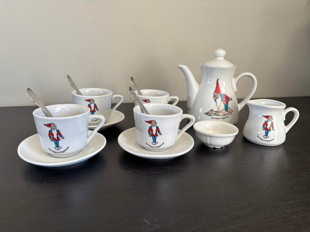 Van Nelle Piggelmee servies, Ophalen