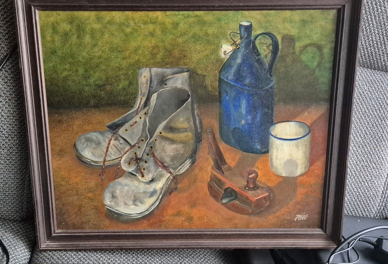 schilderij gesigneerd Ja. Vens, Antiek en Kunst, Ophalen of Verzenden
