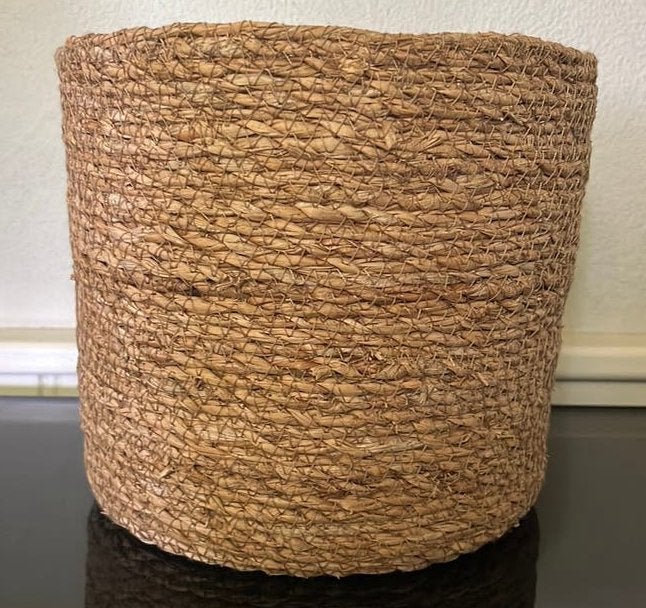 Plantenmand zeegras, Huis en Inrichting, Woonaccessoires | Schalen en Manden, Ophalen of Verzenden, Zo goed als nieuw, Mand