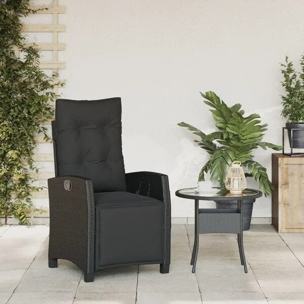 Tuinstoel verstelbaar met voetensteun  rattan nieuw in doos, Tuin en Terras, Tuinstoelen, Ophalen, Nieuw, Verstelbaar