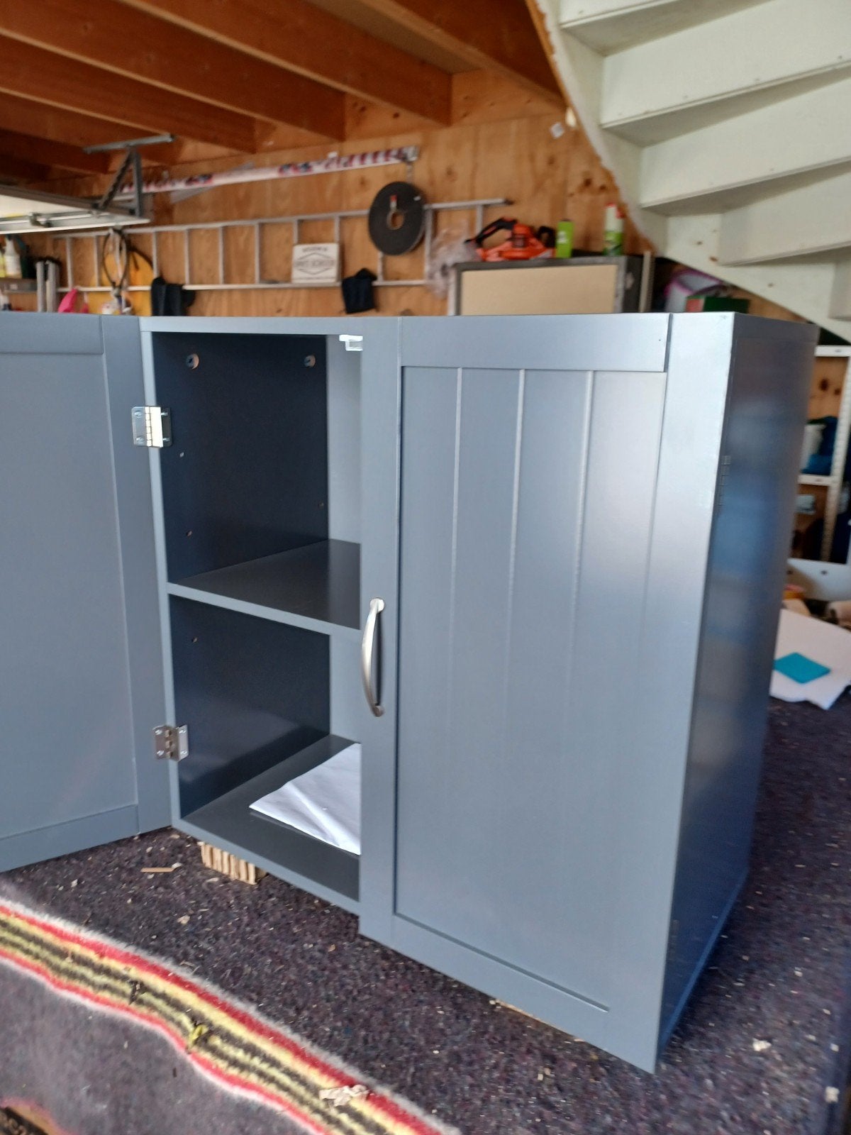 Nieuw grijs/zwart keuken- of badkamerkastje 60x60x30 cm, Ophalen, Nieuw