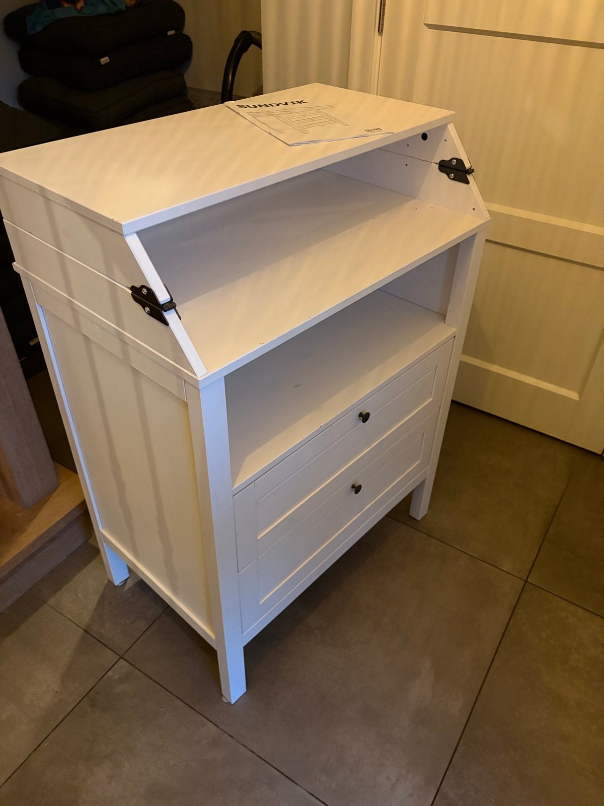 IKEA Sundvik Commode/Kast - Wit, nog in perfecte staat, Kinderen en Baby's, Ophalen, 70 cm of meer, Zo goed als nieuw, 75 tot 100 cm