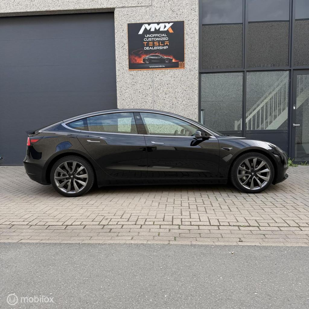 Tesla Model 3 Long Range AWD + MMX PACK + IAP, Auto's, Tesla, Automaat, Gebruikt, Zwart, Overige carrosserieën