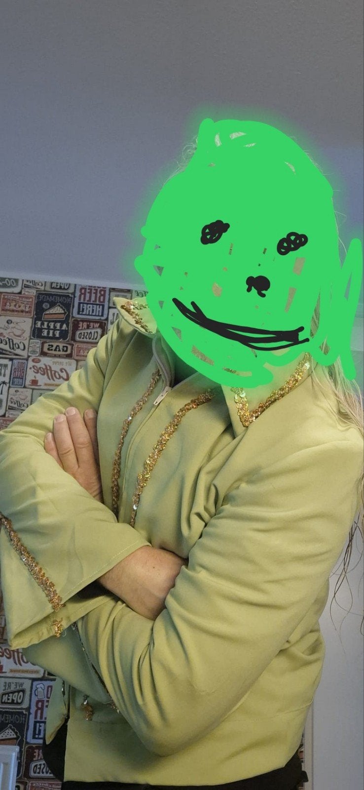 Oerlelijk 'Elvis' pak., Ophalen of Verzenden, Gedragen, Maat 56/58 (XL), Kleding