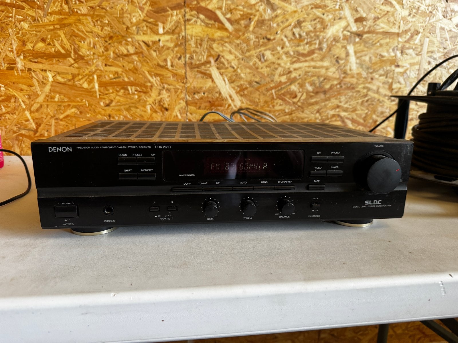 Denon DRA-265R Stereo Receiver - Goede Staat, Ophalen, Gebruikt, Denon, 60 tot 120 watt