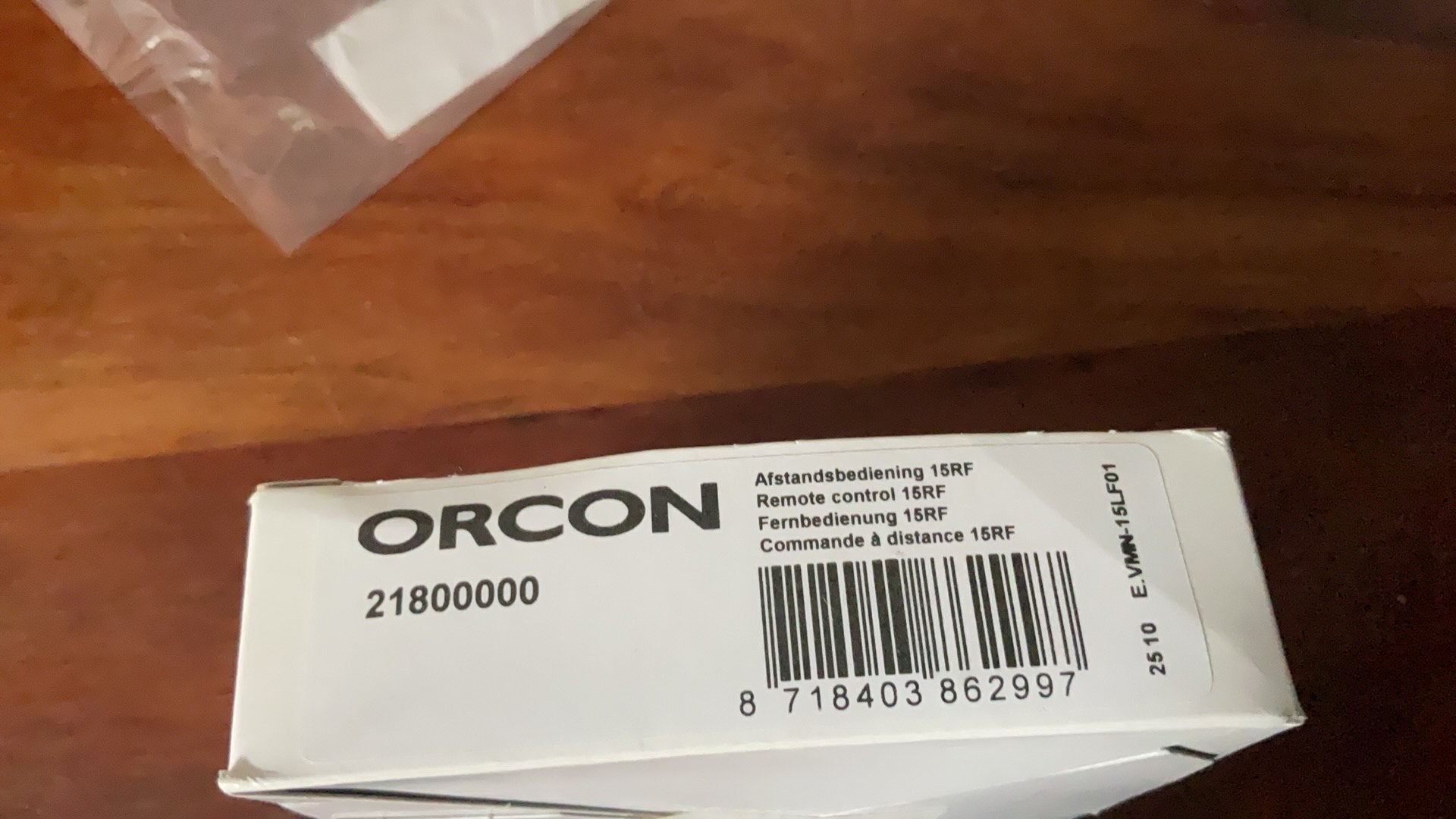 Orcon afstandsbediening 15 RF/draadloze co2 ruimtesensorRF, Doe-het-zelf en Verbouw, Ventilatie en Afzuiging, Ophalen of Verzenden