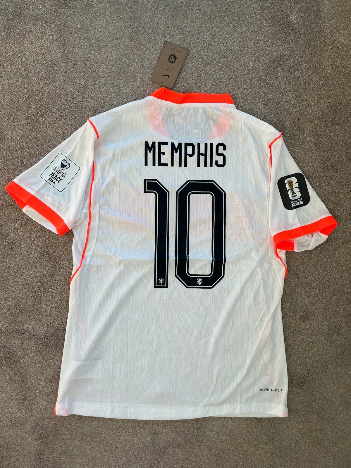 Nederlands Elftal uitshirt Memphis Depay WK 2026 maat L, Kleding | Dames, Sportkleding, Nieuw, Overige typen, Maat 42/44 (L), Wit
