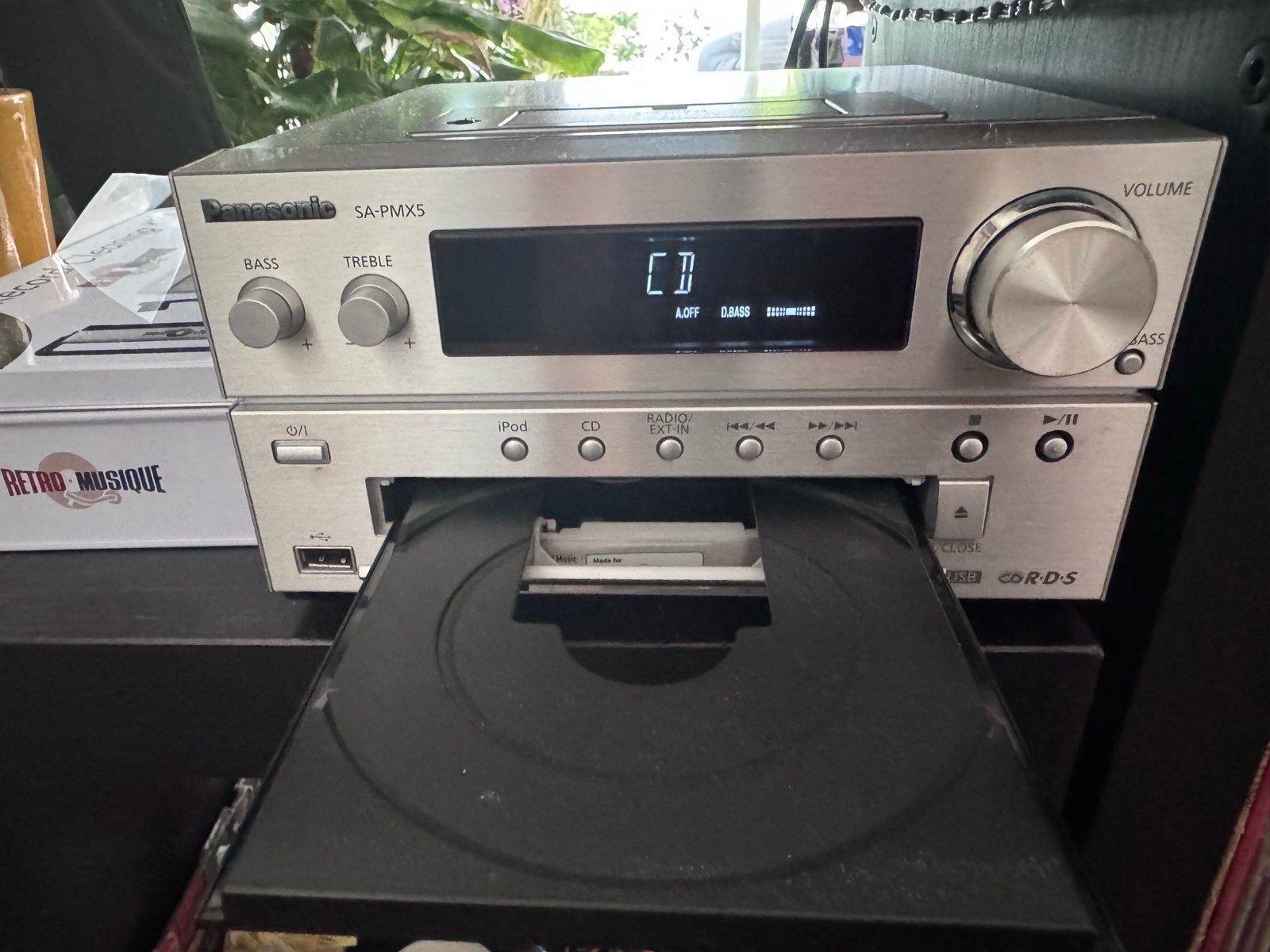 Panasonic SA-PMX5 Microset met CD-speler en speakers, Audio, Tv en Foto, Stereo-sets, Overige merken, Gebruikt, Ophalen of Verzenden