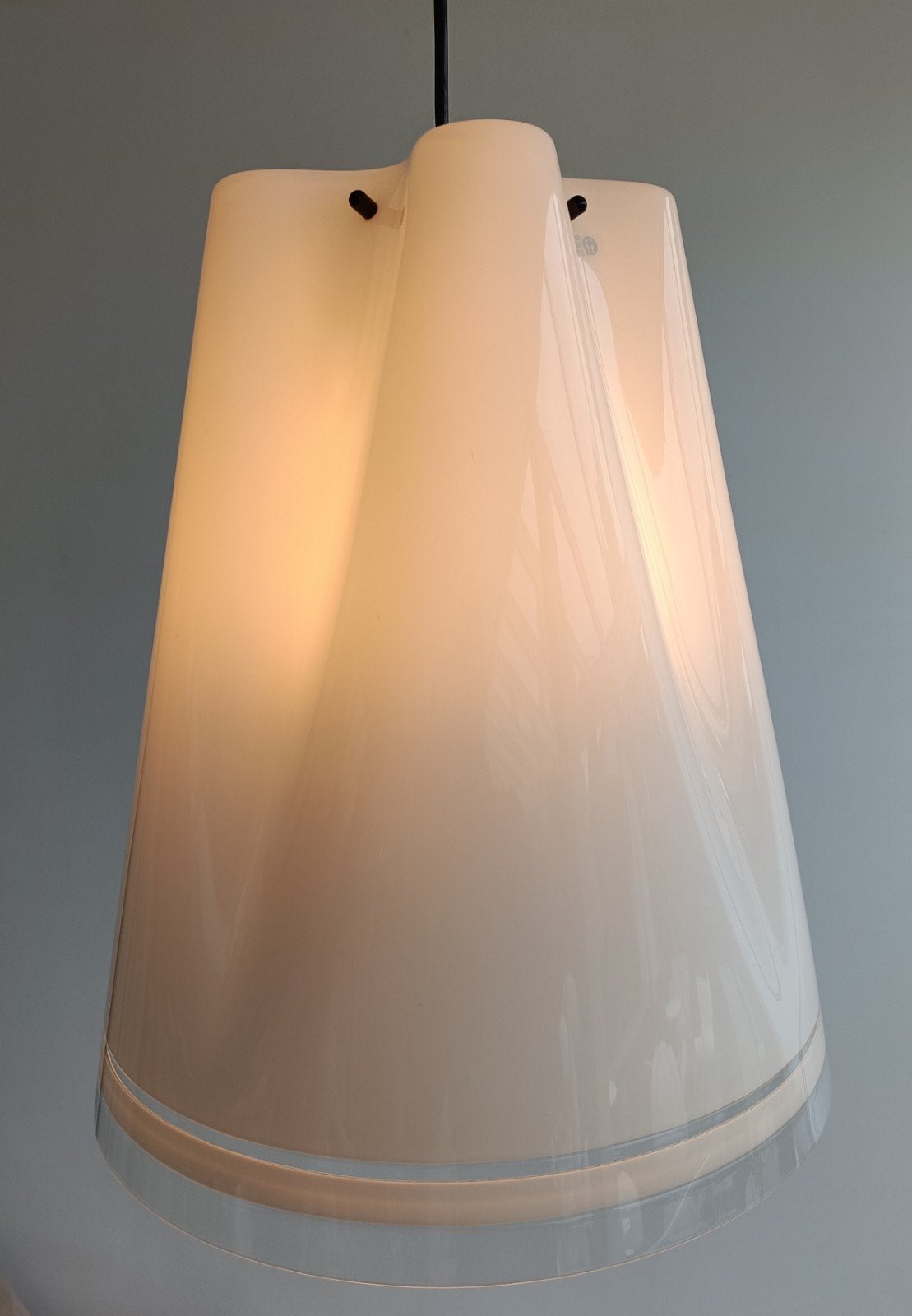 Iguzzini hanglamp model 3100, Kunststof, Zo goed als nieuw, Italiaans design, E27 (groot)