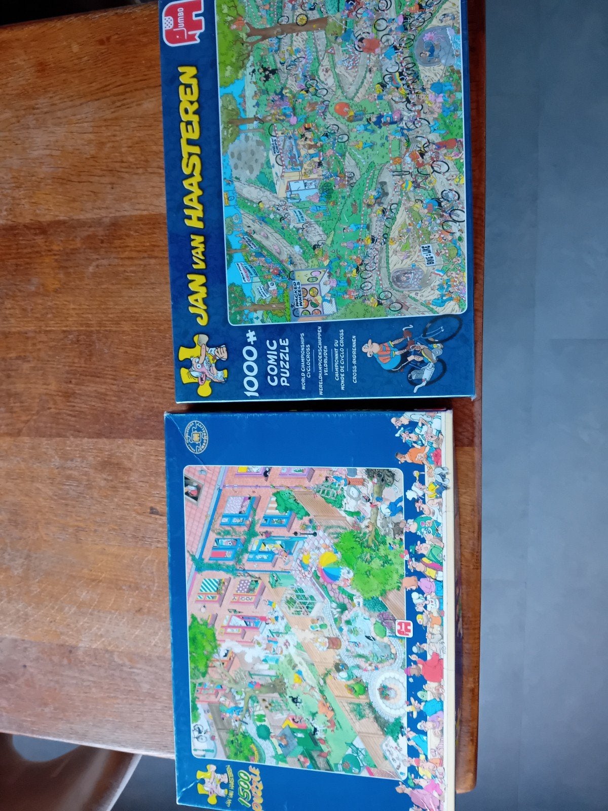 Jan van Haasteren Puzzels - 1000 en 1500 stukjes, Ophalen of Verzenden, 500 t/m 1500 stukjes, Gebruikt, Legpuzzel