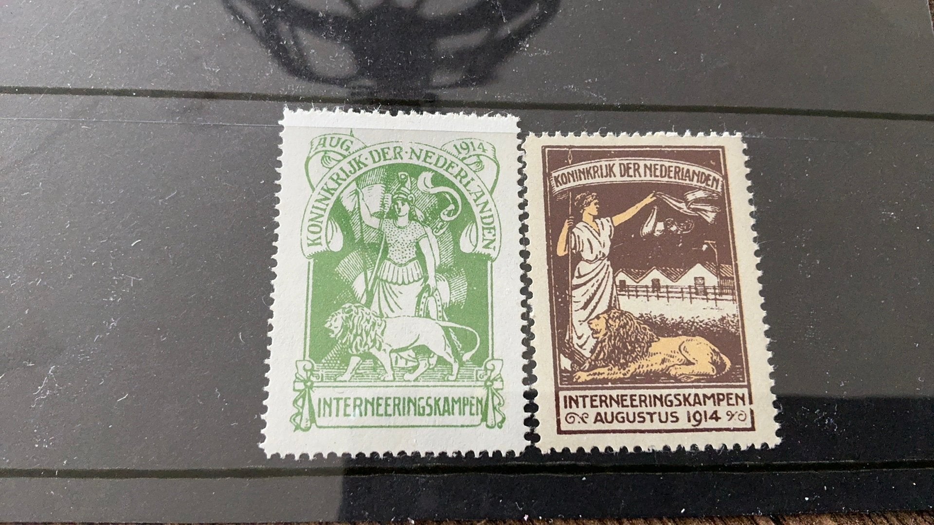 #22 Set Interneringszegels Nederland, Postzegels en Munten, Postzegels | Nederland, Ophalen of Verzenden