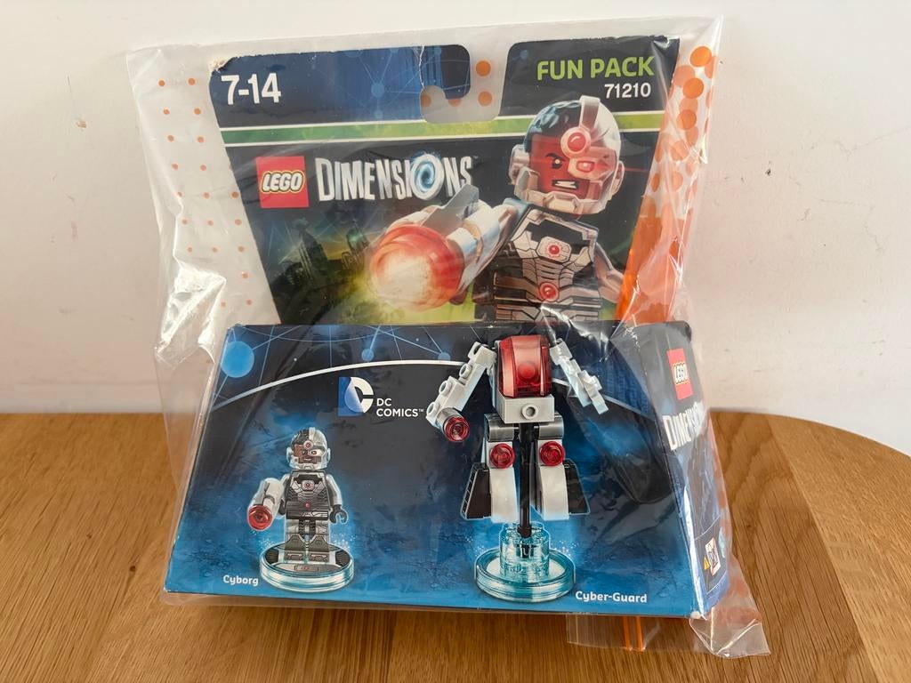Lego Dimensions 71210  Fun Pack (Cyborg and Cyber-Guard), Overige thema's, Nieuw, Ophalen of Verzenden, Complete set