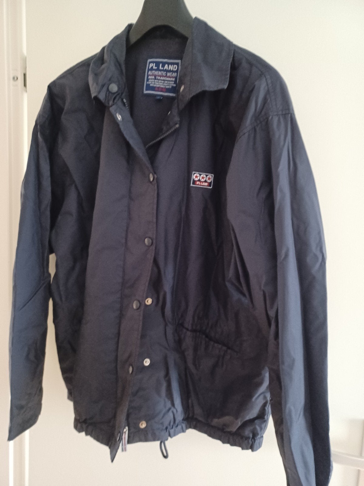 wind/ regen jack mt L/ XL PL LAND, Blauw, Maat 46/48 (XL) of groter, Ophalen of Verzenden, Zo goed als nieuw