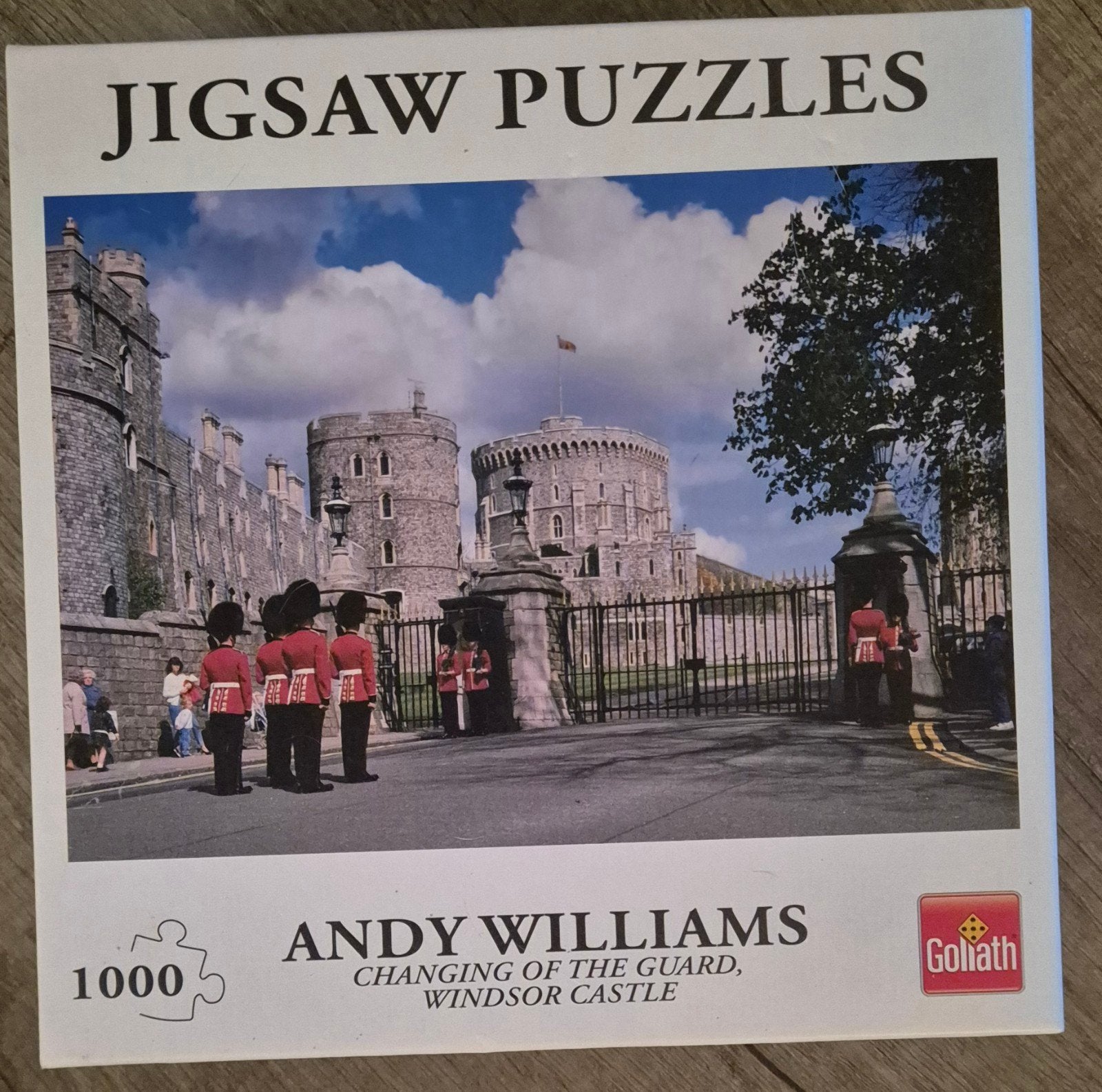 Jigsaw puzzel, wisselling van de wacht., Ophalen of Verzenden, 500 t/m 1500 stukjes, Zo goed als nieuw, Legpuzzel