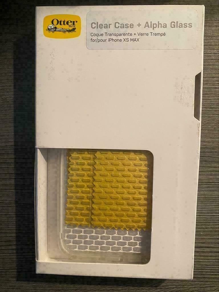 OtterBox Clear Case voor Apple iPhone Xs Max + Alpha Glass, Ophalen of Verzenden, Nieuw