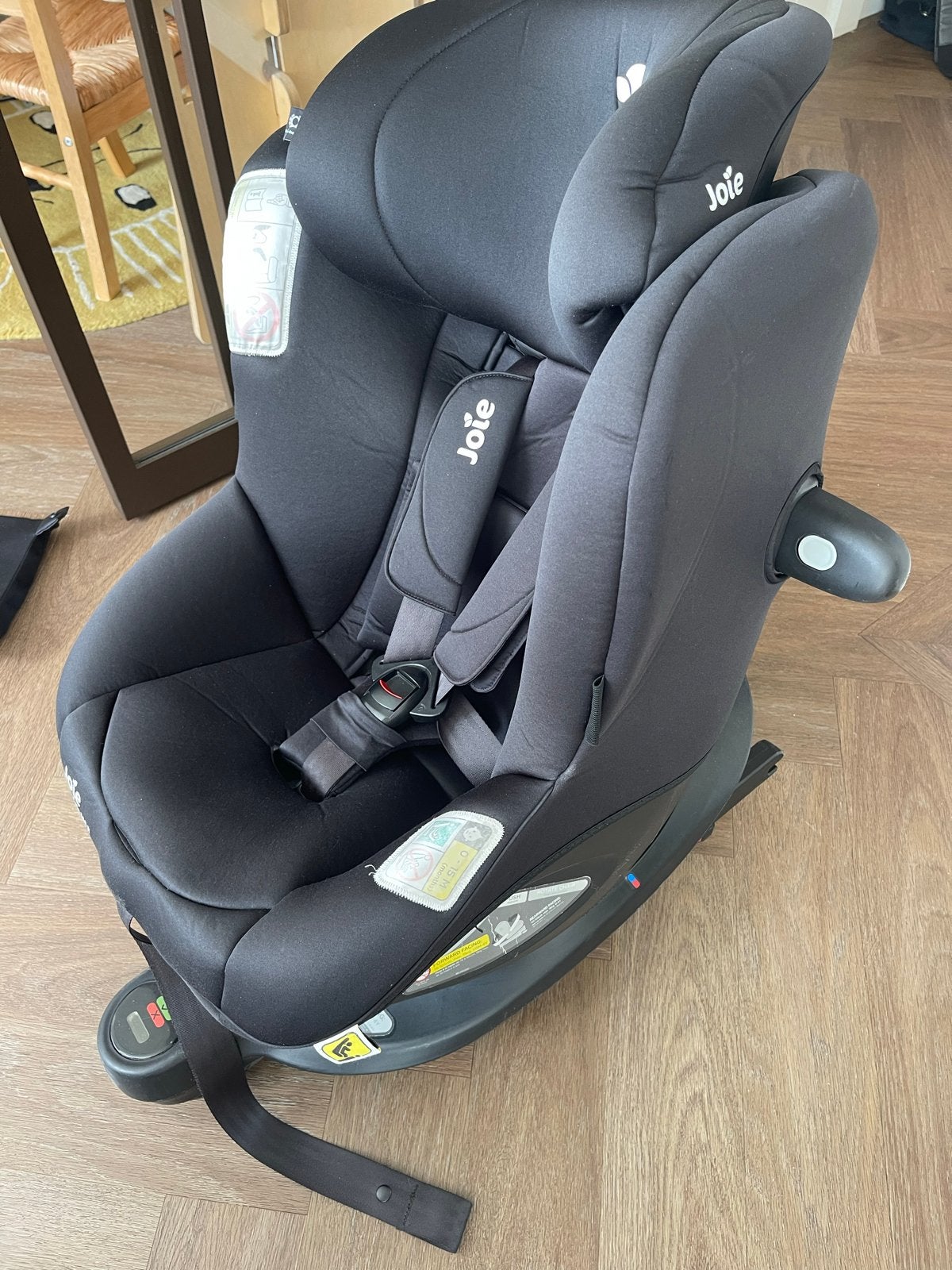 Joie i-Spin 360 R autostoel met zomerhoes, Kinderen en Baby's, Autostoeltjes, 0 t/m 18 kg, Verstelbare rugleuning, Zo goed als nieuw