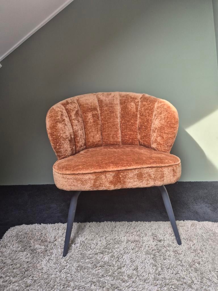 Fauteuil Terra/ Velours - Zo goed als nieuw!, Ophalen, Minder dan 75 cm, Zo goed als nieuw, Stof