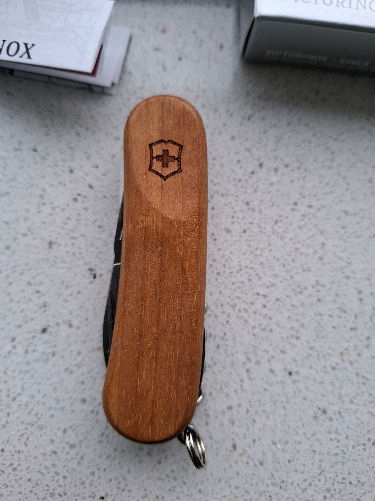 Victorinox Delemont Wood mes zakmes, Ophalen of Verzenden, Nieuw