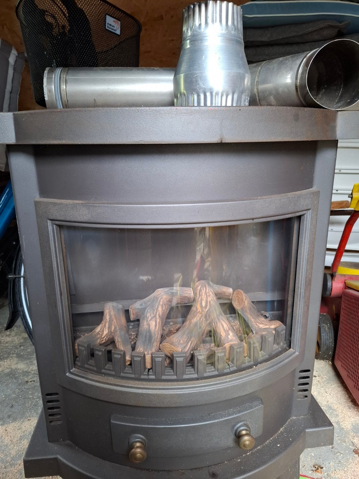 Nette kachel, Huis en Inrichting, Gebruikt, Gas, Ophalen of Verzenden, Vrijstaand