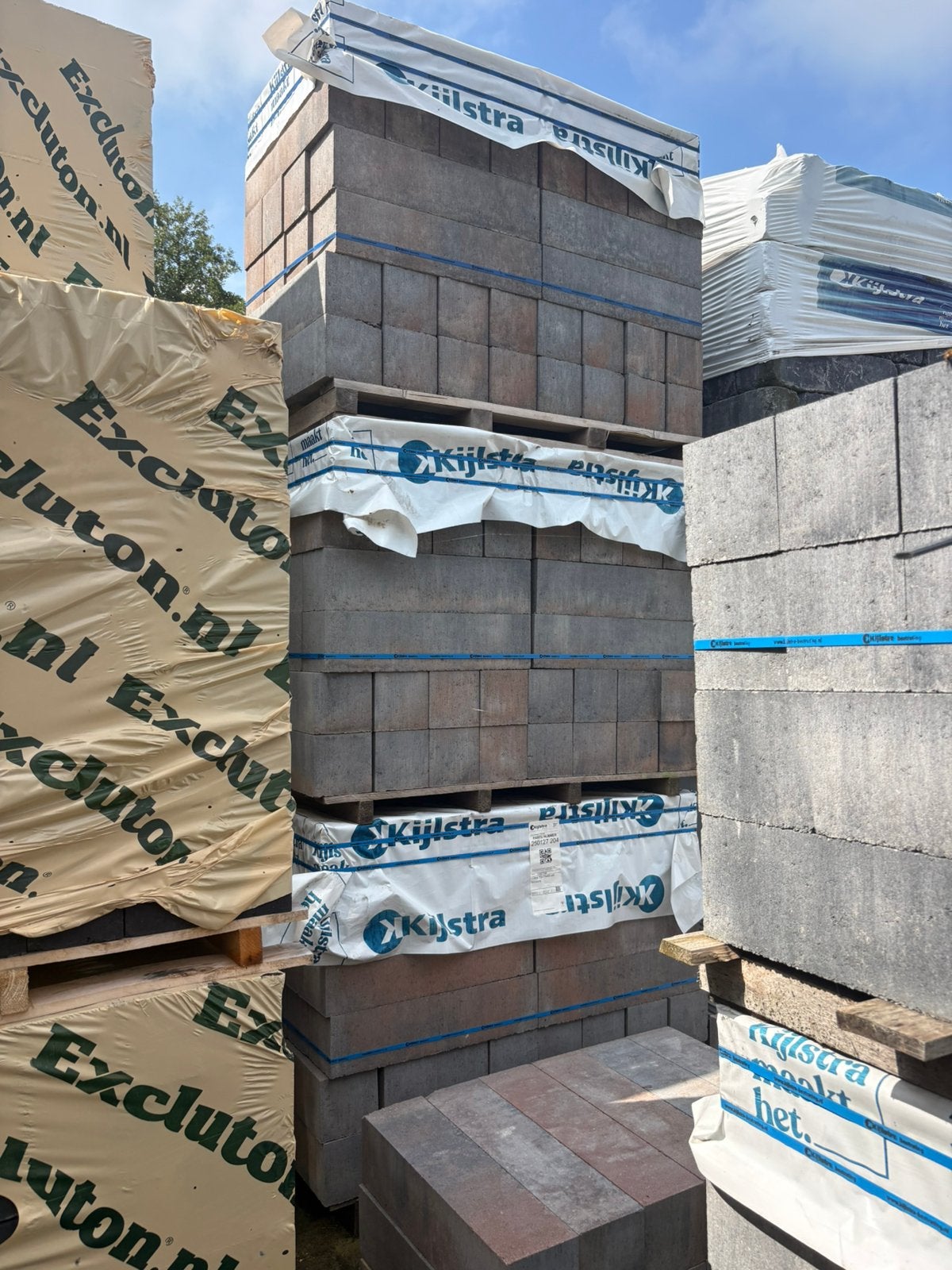 Betonblok 15x15x60cm Tricolore, Tuin en Terras, Tegels en Klinkers, Ophalen, Nieuw, Beton, Overige typen