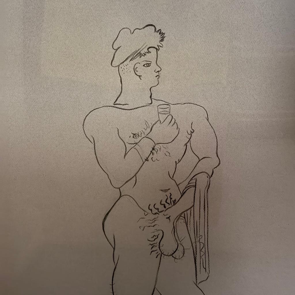 Potlood tekening / Jean Cocteau, Ophalen