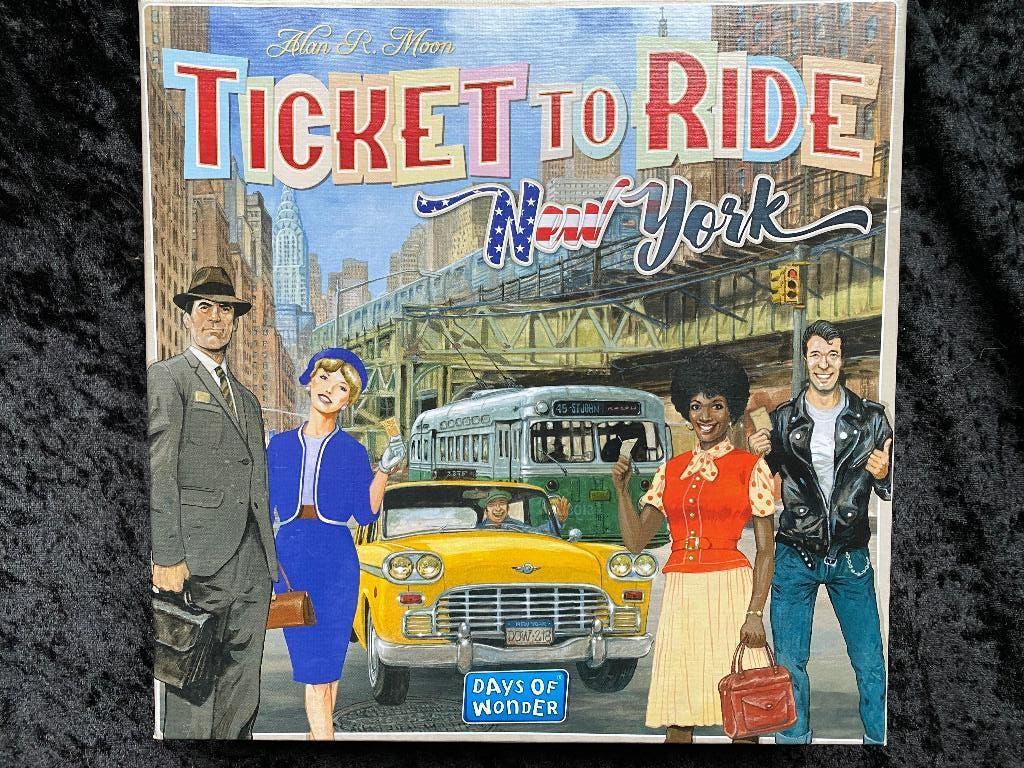 Ticket to Ride New York, Een of twee spelers, Ophalen of Verzenden, Zo goed als nieuw, Days of Wonder