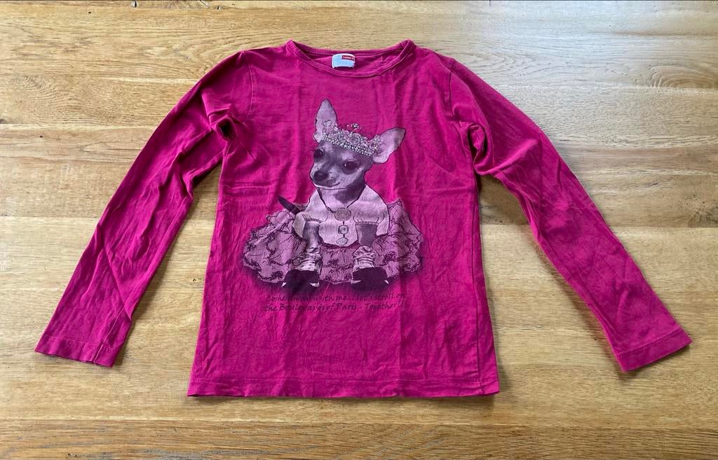 Name It Longsleeve Chihuahua - Maat 122/128, Ophalen of Verzenden, Gebruikt, Meisje, Shirt of Longsleeve