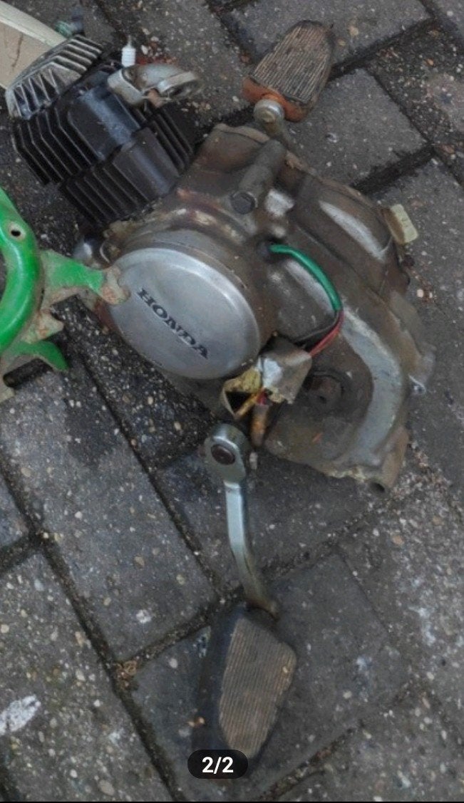Honda PC50K onderdelen motorblok en plastic delen, Fietsen en Brommers, Ophalen of Verzenden, Gebruikt, Kap, Overige merken