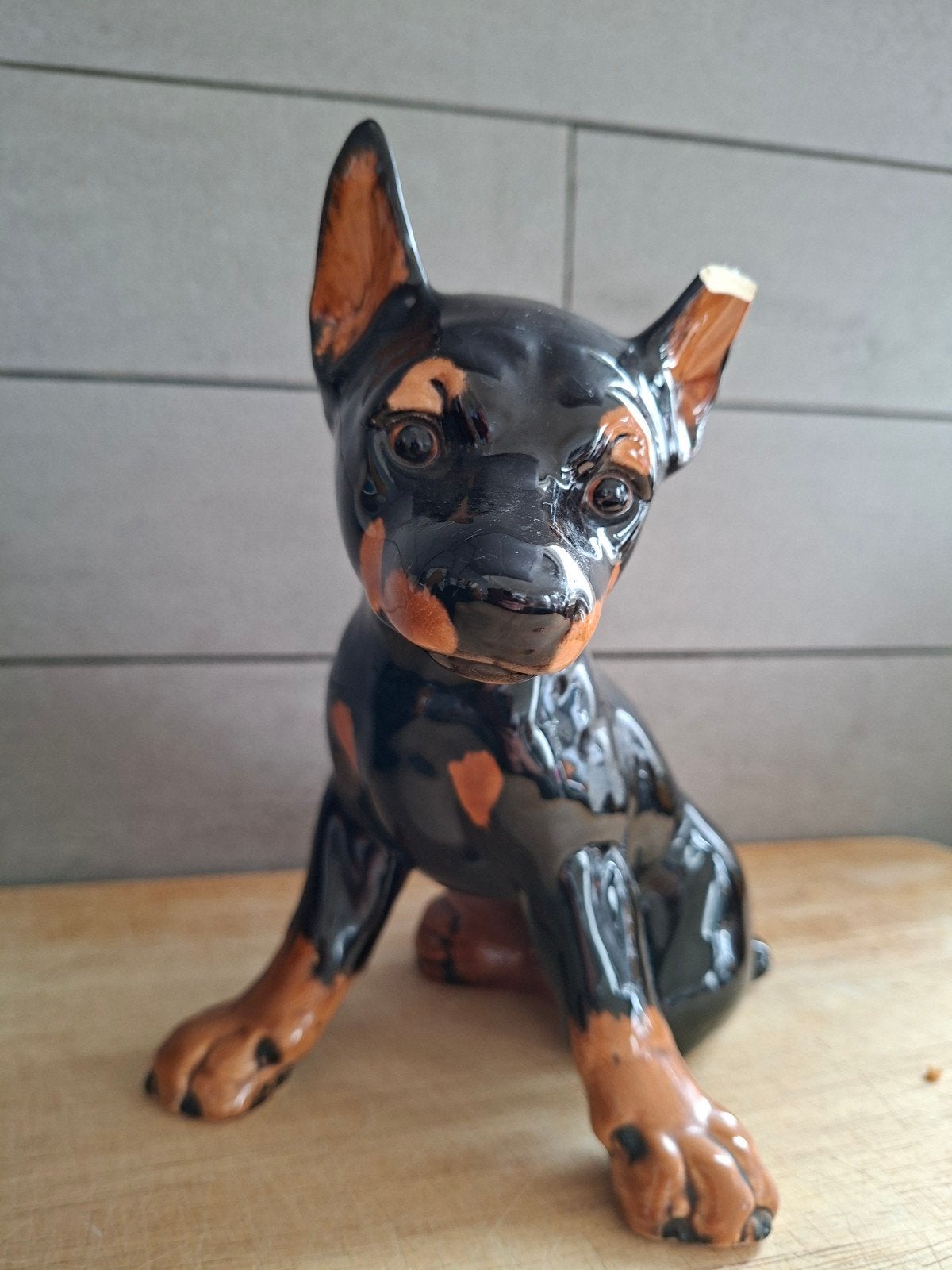 Vintage Goebel Dobermann beeldje, West Germany, Verzamelen, Ophalen