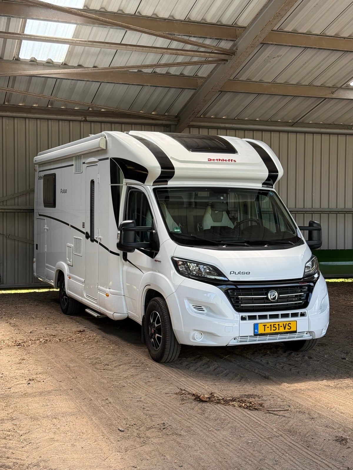 Dethleffs Pulse Half-integraal Camper, Caravans en Kamperen, Automaat, Ringverwarming, Fiat, Diesel