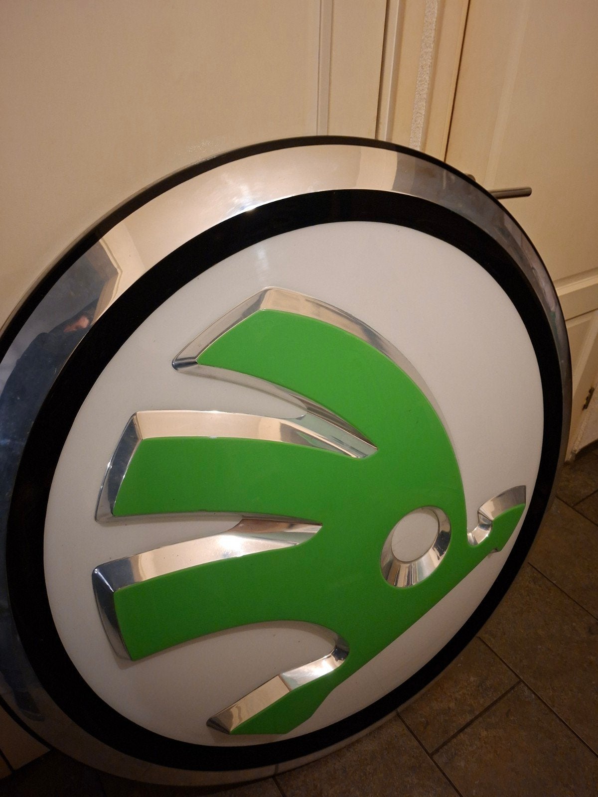 Skoda lichtbak logo - Groot formaat, Ophalen, Gebruikt