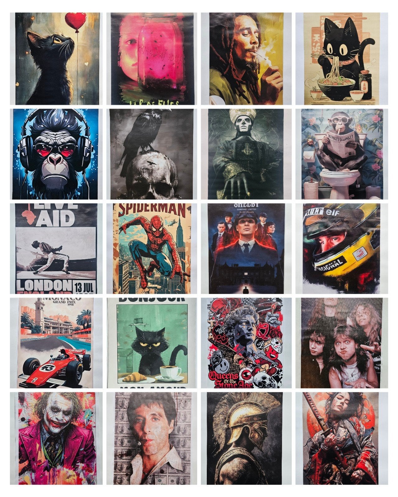 Grote partij / handel voorraad / bulk canvas posters, Ophalen of Verzenden, Nieuw, Film en Tv