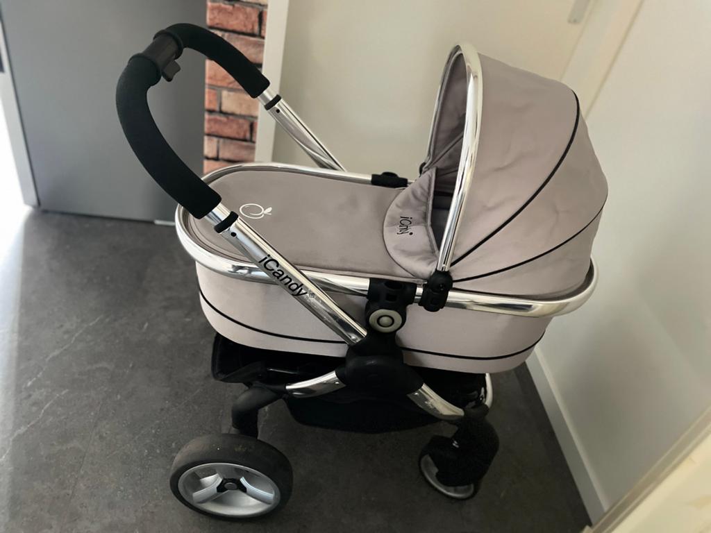 iCandy Peach Kinderwagen - Goed Onderhouden, Gebruikt, Verstelbare duwstang, Ophalen, Kinderwagen