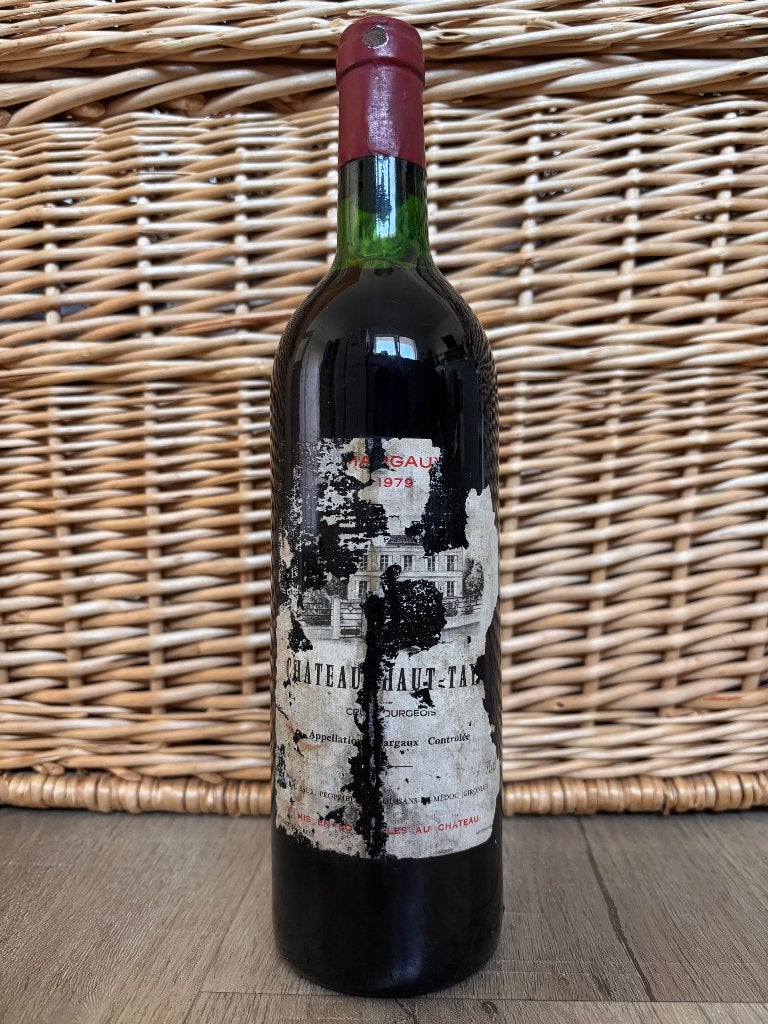 1979 Chateau Haut-Tayac - Margaux Cru Bourgeois - (0.75L), Gebruikt, Frankrijk, Ophalen of Verzenden, Rode wijn