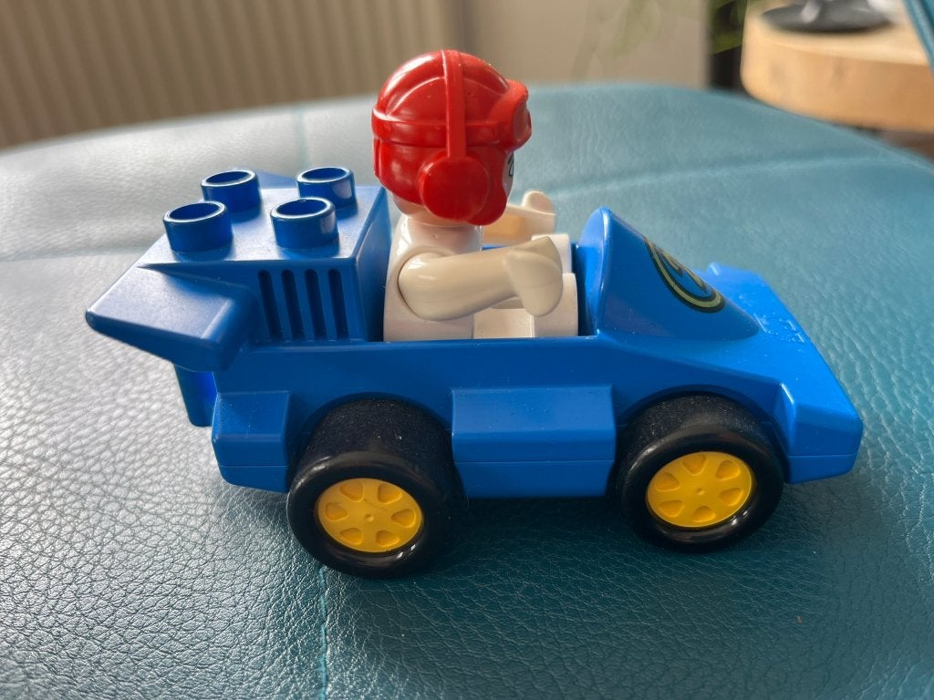 Duplo-racewagen, Gebruikt, Overige thema's, Ophalen of Verzenden, Compleet