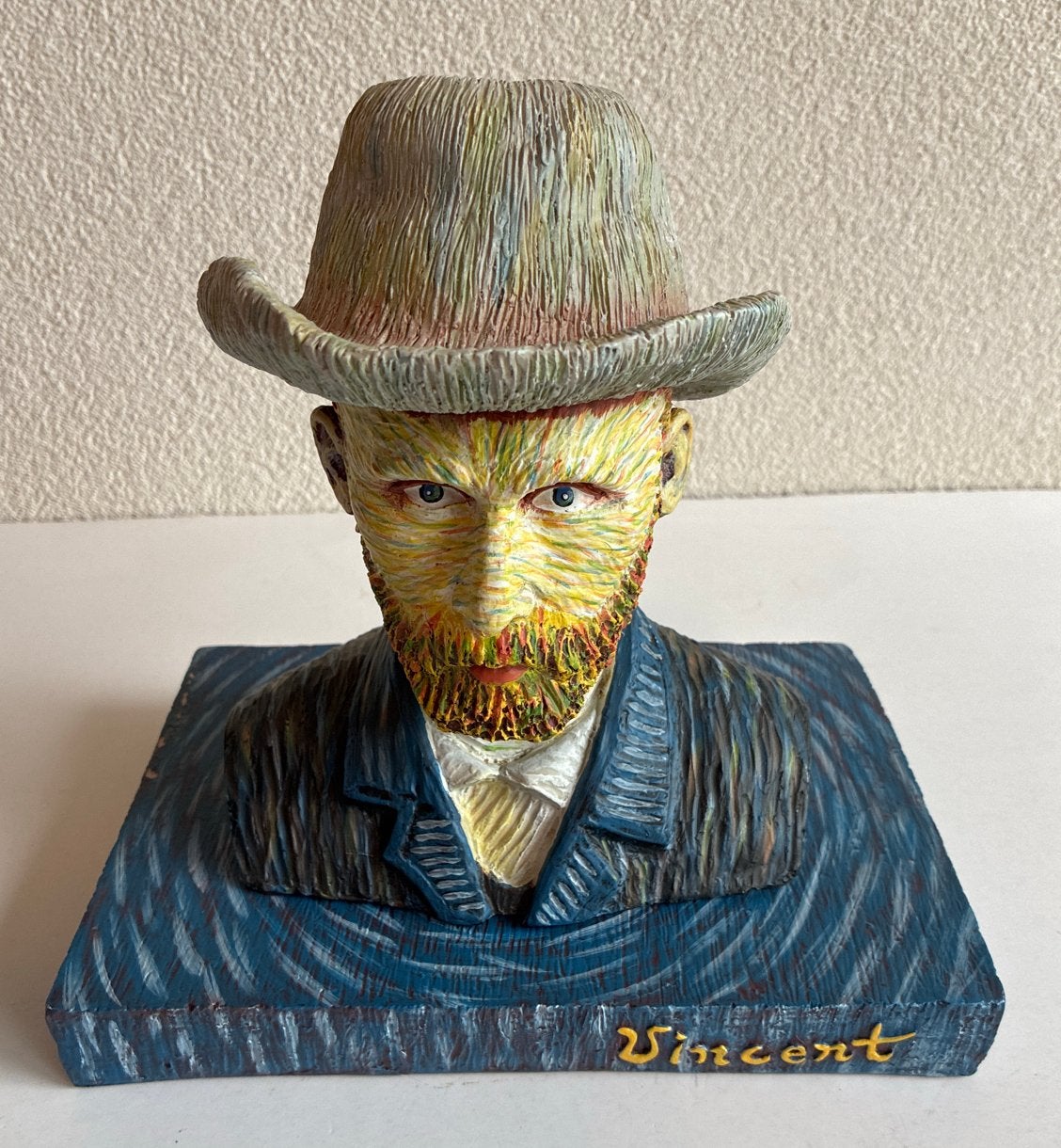 Buste Vincent van Gogh - 25 cm hoog, inclusief doos, Antiek en Kunst, Kunst | Beelden en Houtsnijwerken, Buste, Ophalen of Verzenden