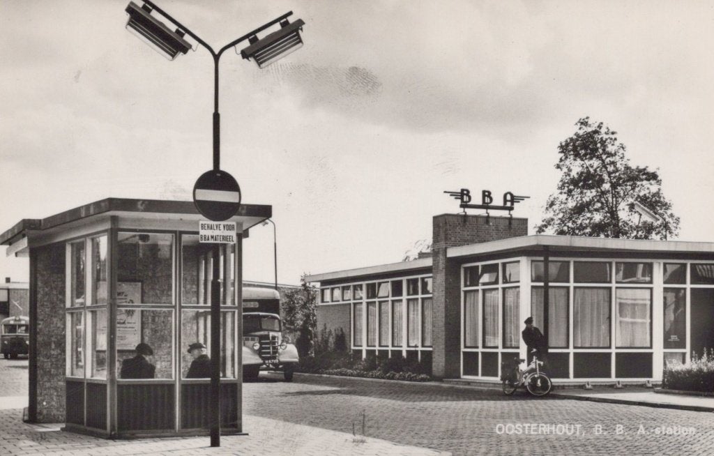 OOSTERHOUT - 1967 - B.B.A. station ( autobussen), Verzenden, 1960 tot 1980, Ongelopen, Noord-Brabant