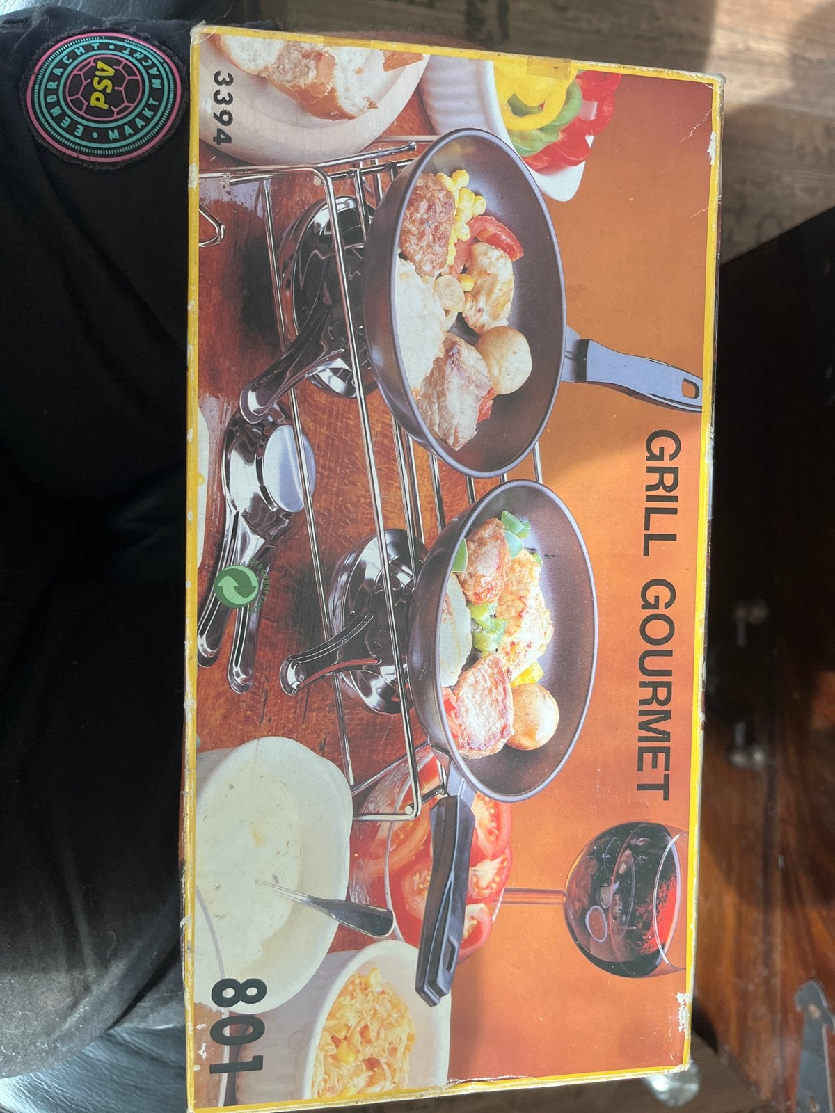 Grill Gourmet set met pannetjes en rekje, Huis en Inrichting, Overige typen, Nieuw, Ophalen of Verzenden, Zwart