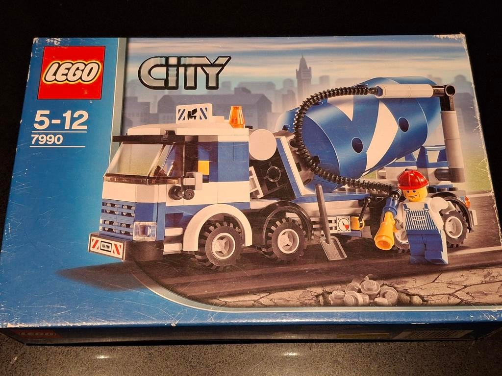 Lego city betonmixer nr 7990 compleet boekje en doos, Kinderen en Baby's, Speelgoed | Duplo en Lego, Ophalen of Verzenden, Zo goed als nieuw