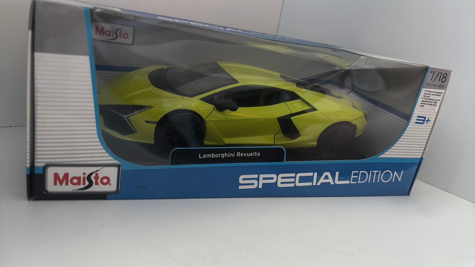 Lamborghini revuelto maisto 1.18, Maisto, Ophalen of Verzenden, A, A