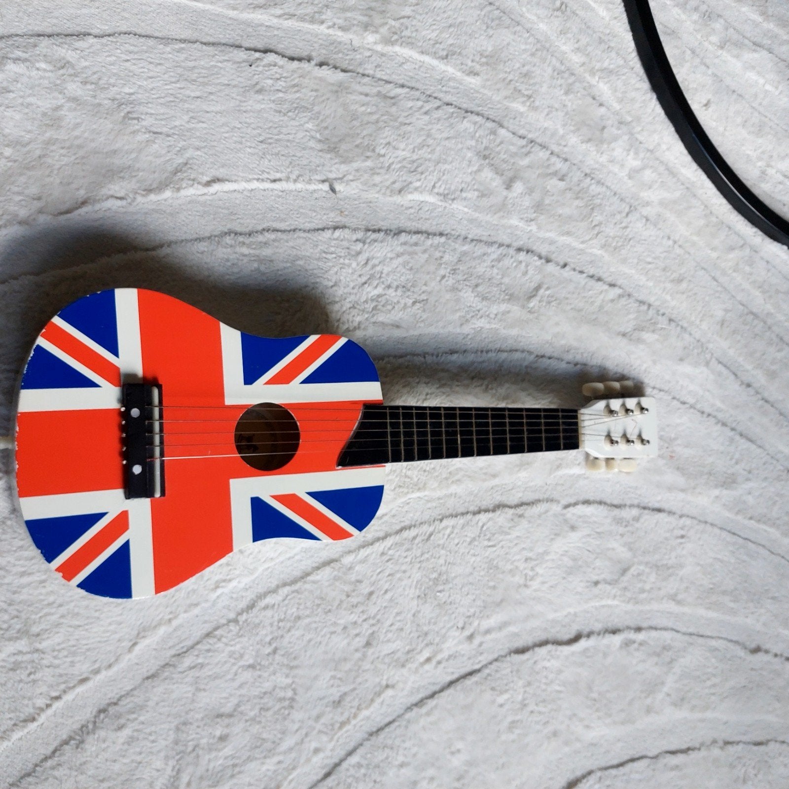 Kindergitaar met Union Jack design - 60cm, Ophalen of Verzenden, Gebruikt, Overige typen