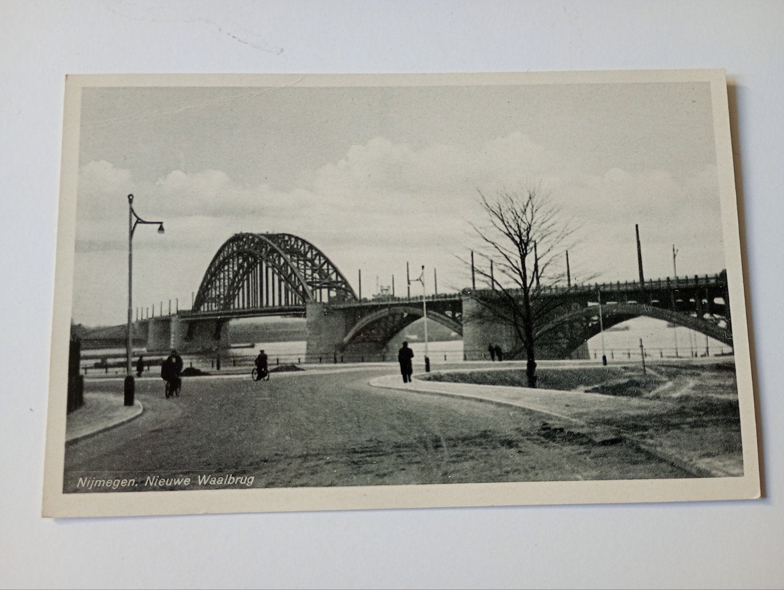 Nijmegen Nieuwe Waalbrug, Verzamelen, Ophalen of Verzenden, 1920 tot 1940, Ongelopen, Gelderland